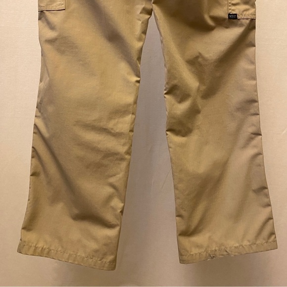 5.11 Tactical 8 Women's Taclite Pro Cargo Pants Rip Stop Style 64360 Beige Tan - Picture 9 of 13